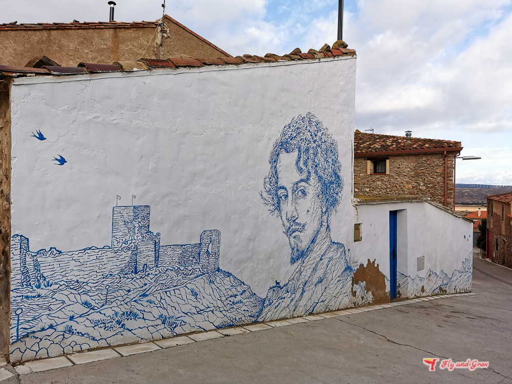 murales en Trasmoz, Aragón